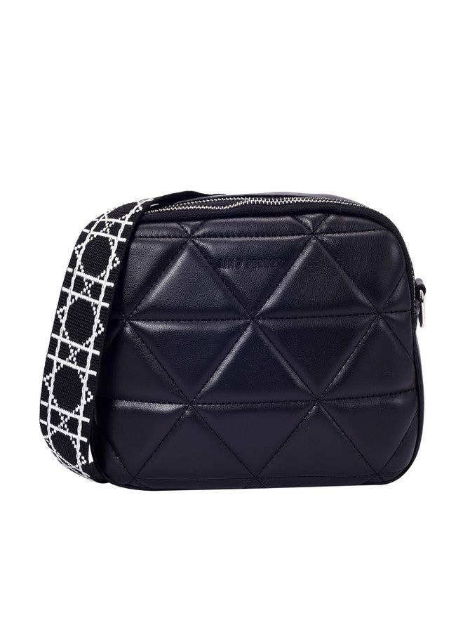 Lino Perros Womens Black Sling Bag - Image 1
