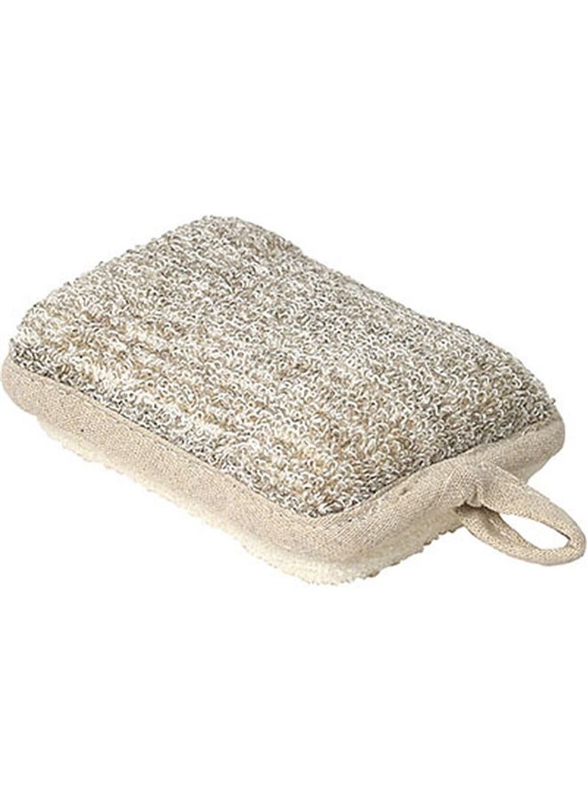 تيندانس إسفنجة استحمام لتقشير الجسم خيزران حجم صغير كريمي ورمادي تويب 75503233