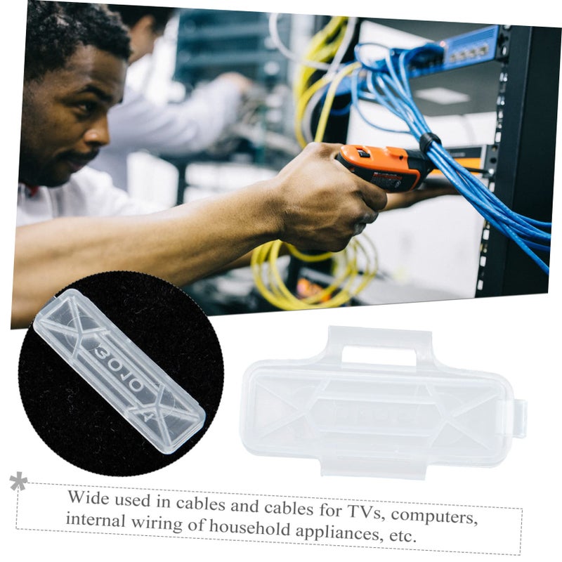100 Pcs Cable Labels Wire Organizer Identification Tags for Home Office Electronics - Image 5
