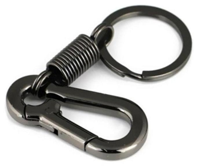 amazing.EGP Keychain Shape Keychain with Hook Accessory Key Chain Key Holder Simple Strong Gift - Black Hook - Image 1