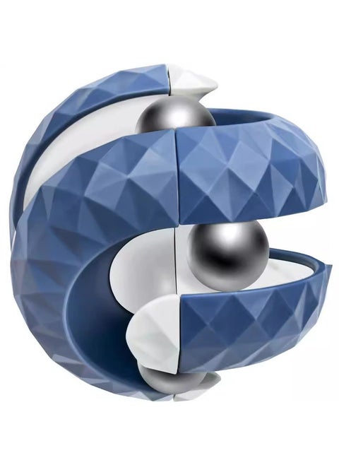 Explore the fun of diamond patterned ball track ball gyro Rubik's Cube,stress relieving fingertip toy,available in four colors