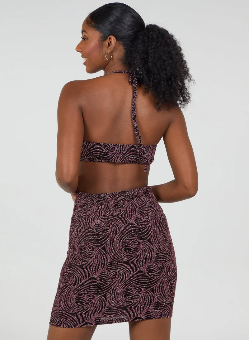 Pink Vanilla Cut Out Mini Dress