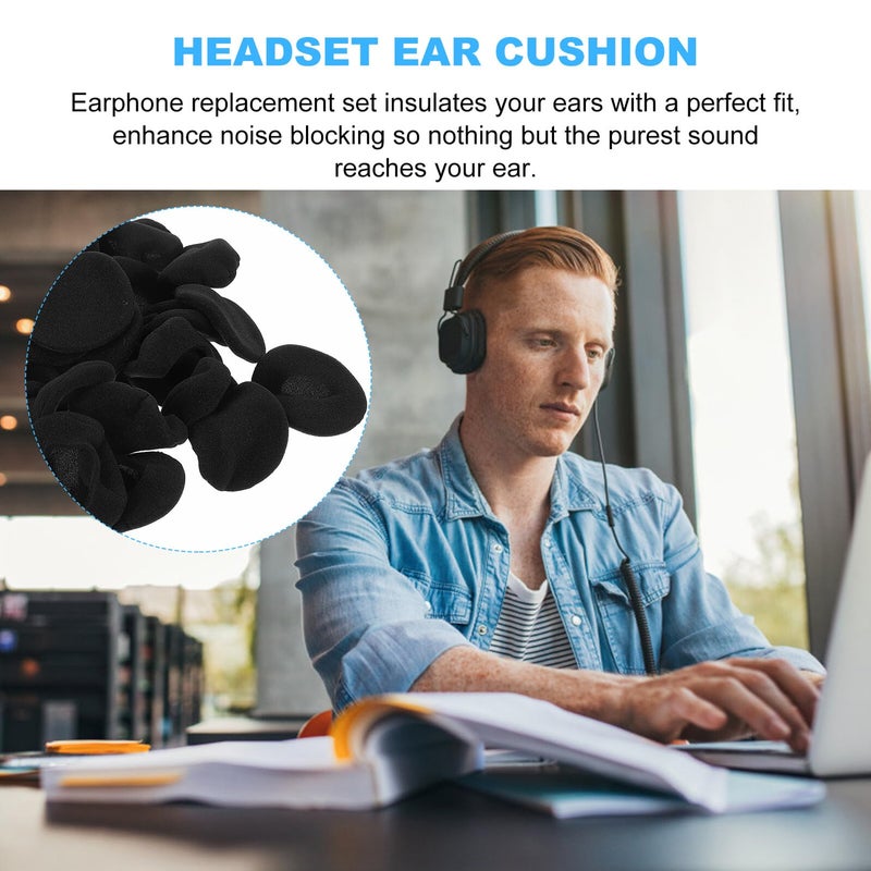 30 Pcs Soft Elastic Headphone Ear Cushions Replacement Sponge Pads For Extended Use - Image 4