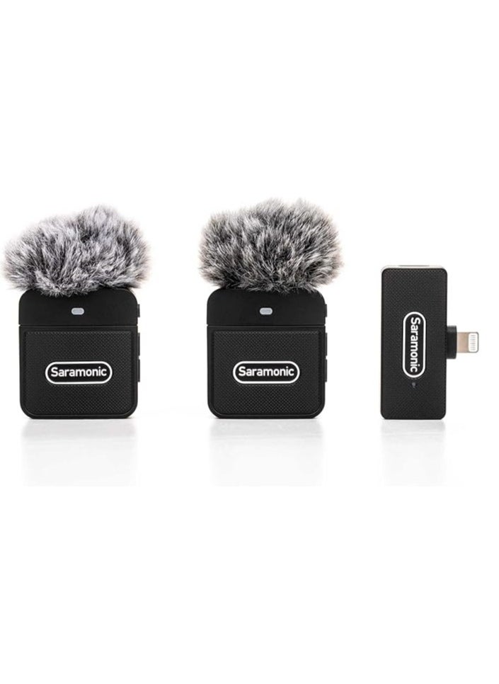 Saramonic Saramonic Blink100 B4 Wireless Lavalier Microphone for iPhone Smartphone, 10h Battery, 164ft Transmission, Gain Control Lightning Wireless Lapel Mic for Live Streaming Video Conference Recording  - Image 2