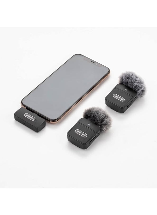 Saramonic Saramonic Blink100 B4 Wireless Lavalier Microphone for iPhone Smartphone, 10h Battery, 164ft Transmission, Gain Control Lightning Wireless Lapel Mic for Live Streaming Video Conference Recording  - Image 3