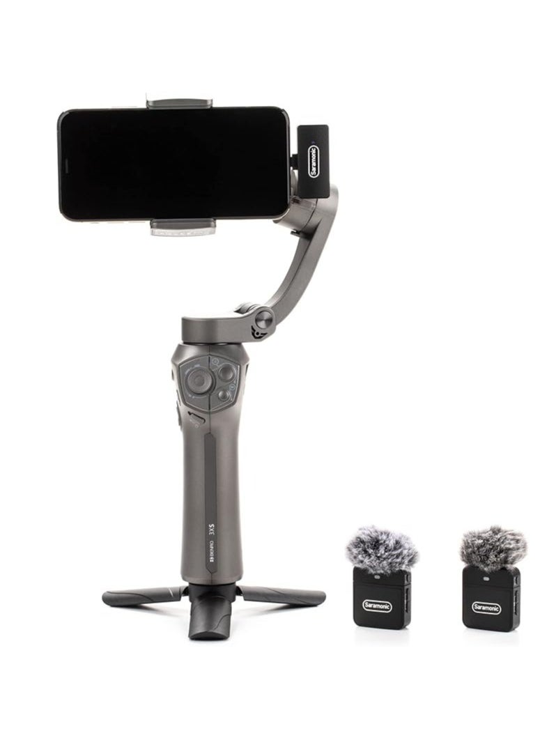 Saramonic Saramonic Blink100 B4 Wireless Lavalier Microphone for iPhone Smartphone, 10h Battery, 164ft Transmission, Gain Control Lightning Wireless Lapel Mic for Live Streaming Video Conference Recording  - Image 4