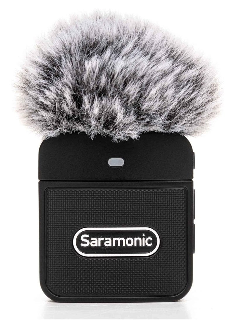 Saramonic - Saramonic Blink100 B4 Wireless Lavalier Microphone for iPhone Smartphone, 10h Battery, 164ft Transmission, Gain Control Lightning Wireless Lapel Mic for Live Streaming Video Conference Recording - Image 1