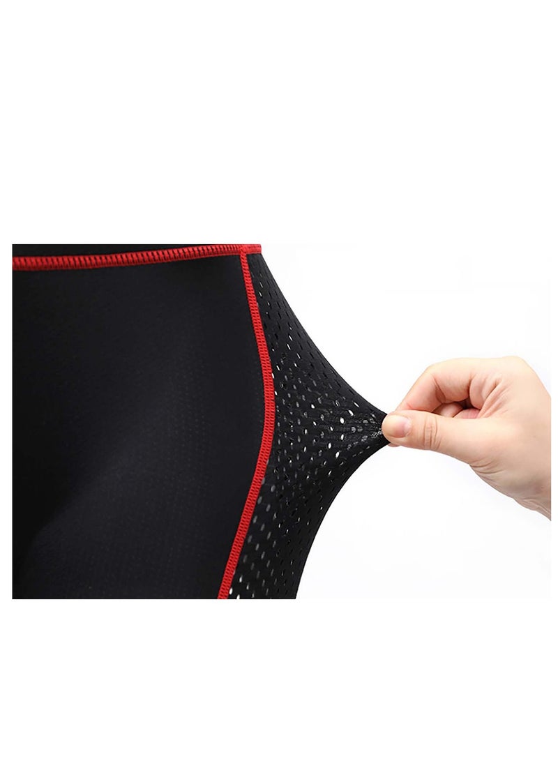 SYOSI Men's Cycling Underwear Soft, Bike Bicycle Undershorts, Upgrade Ergonomic Lightweight Men's 3D Padded Cycling Underwear Shorts, Mesh Gel Padded Cycling Underwear Undershorts - Image 2