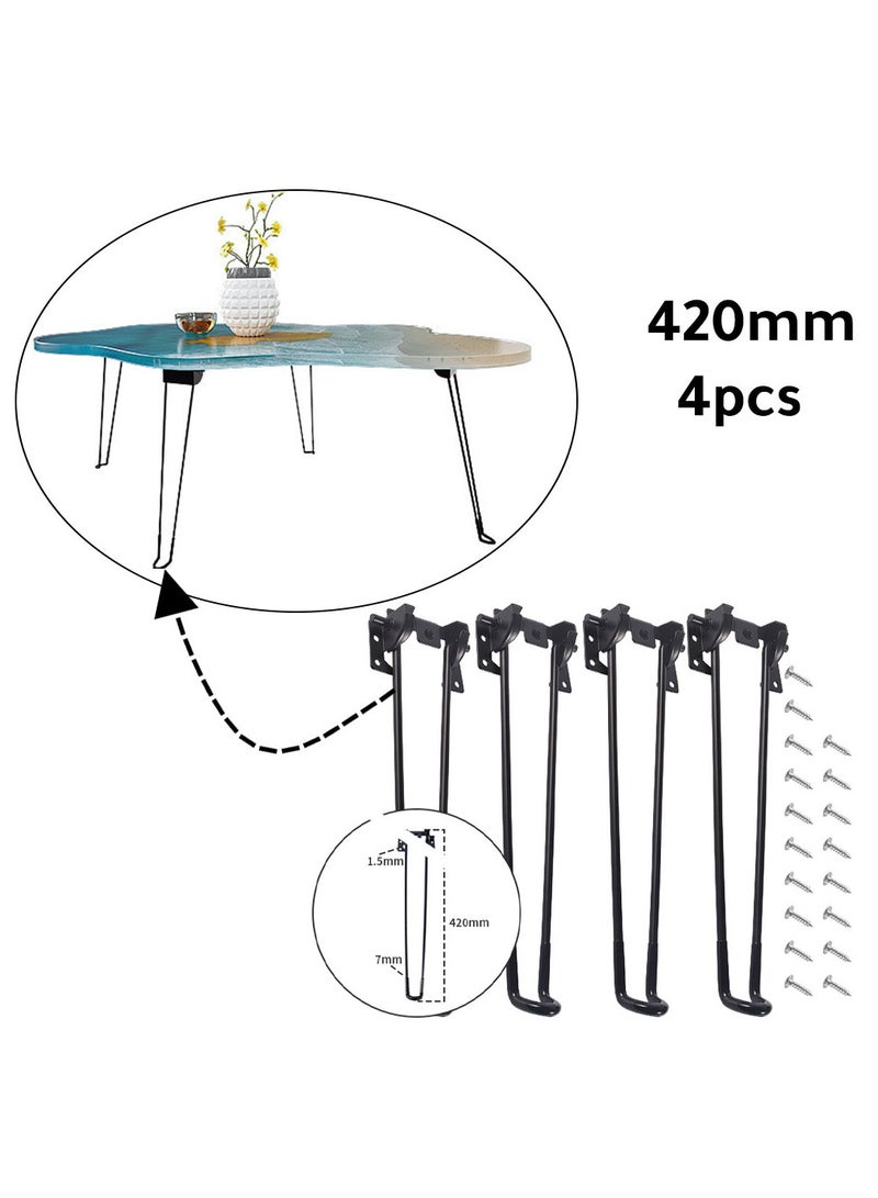 Set of 4 legs for resin and wood tables big - Image 1