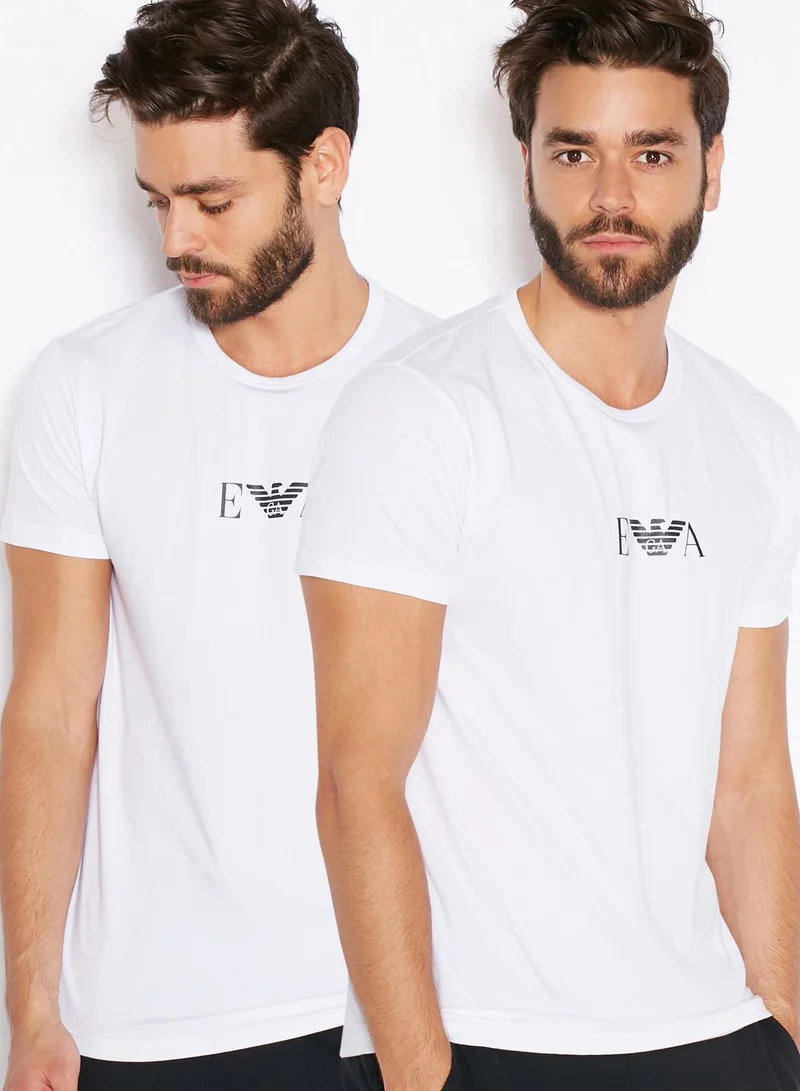EMPORIO ARMANI 2 Pack Logo T-Shirt