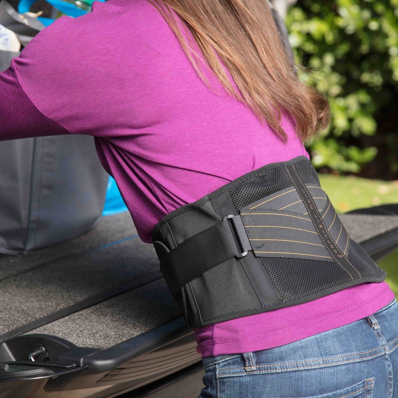 Copper Fit Adjustable Rapid Relief Back Brace with Hot/Cold Therapy, Lower Back Pain, Herniated Disc, Sciatica, Scoliosis with Lumbar Support – For home and work – Men and Women - Image 5