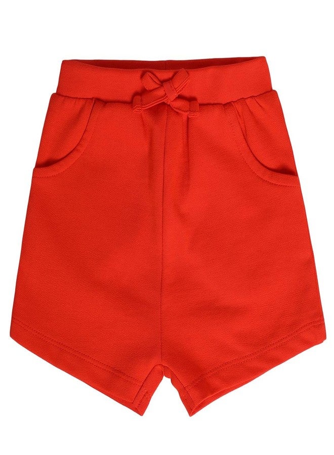 miniklub Baby Knitted Cotton Red Color Short (3-6M) - Image 1