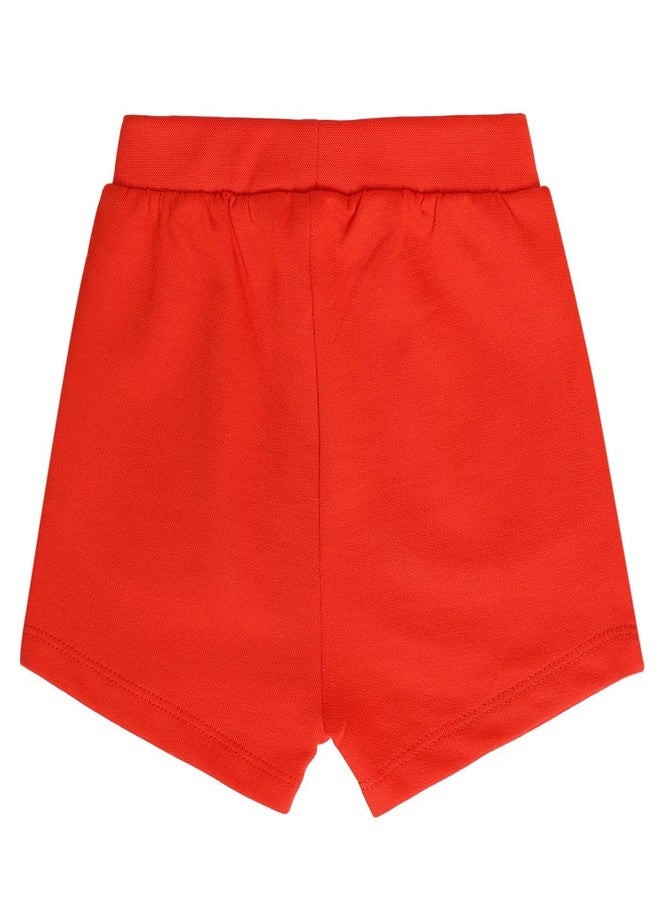 miniklub Baby Knitted Cotton Red Color Short (3-6M) - Image 3