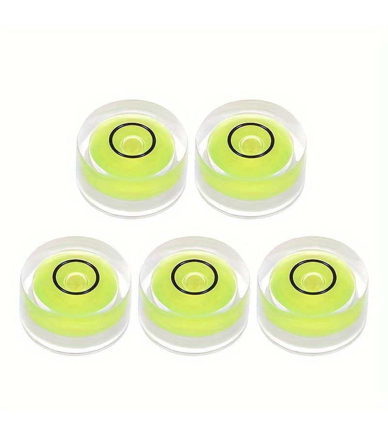 5pcs Mini Bubble Level Set 12x6mm for Tripod Telescope Camera Alignment - Image 1