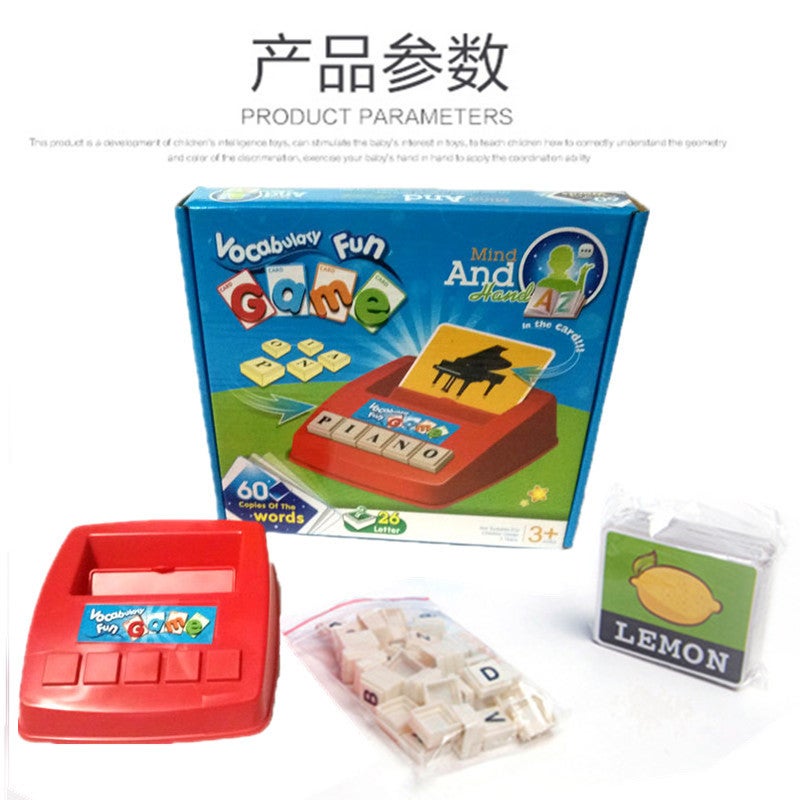 Toys English Alphabet Game Machine Children'S Educational Toys Learn Pinyin English Words See Figure Literacy Platter - Image 4