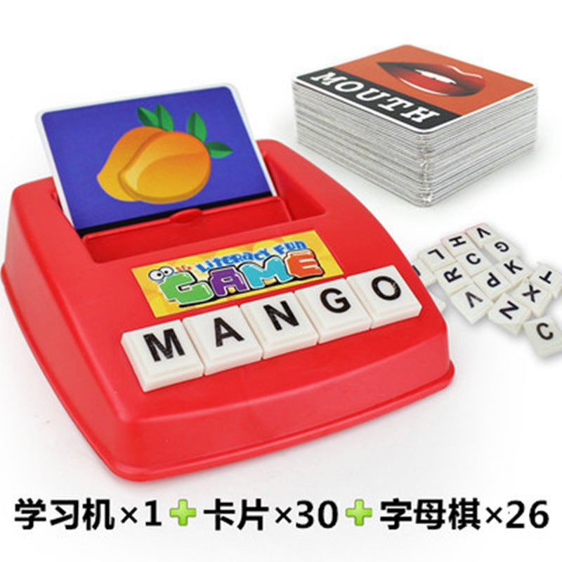 Toys English Alphabet Game Machine Children'S Educational Toys Learn Pinyin English Words See Figure Literacy Platter - Image 2