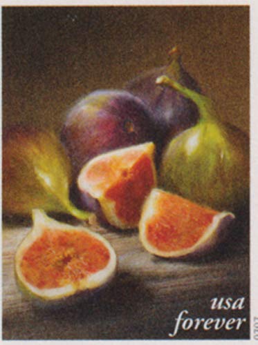 United States Postal Service USPS Fruits & Vegetables (Book of 20) (Plums, Cherry Tomatoes, Carrots, Lemons, Blueberries, Red and Green Grapes, Lettuce, Strawberries, Eggplants, Figs) Postage Forever Stamps 2020 Scott #5484-5493 - Image 4