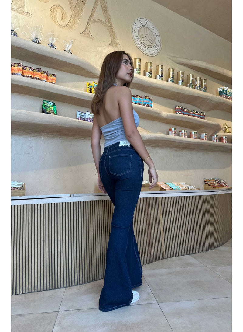 CIZARO Flare - Low-Waist Raw Denim Jeans  - Image 3