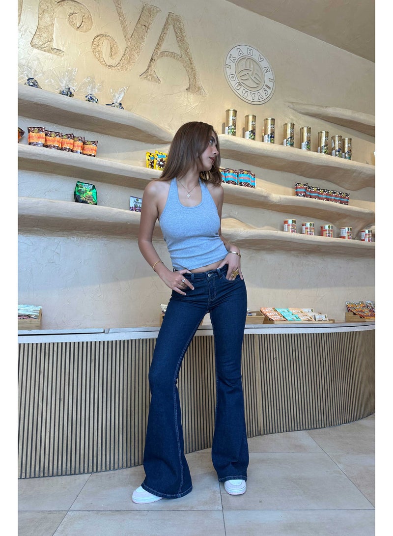 CIZARO Flare - Low-Waist Raw Denim Jeans  - Image 2