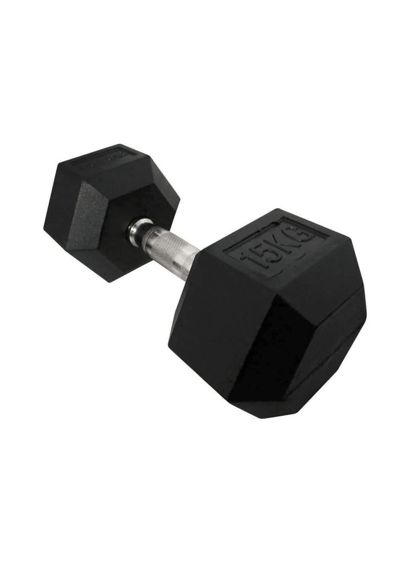 FORCE USA - Rubber Hex Dumbbell 1Kg 60Kg 32.5Kg - Image 1