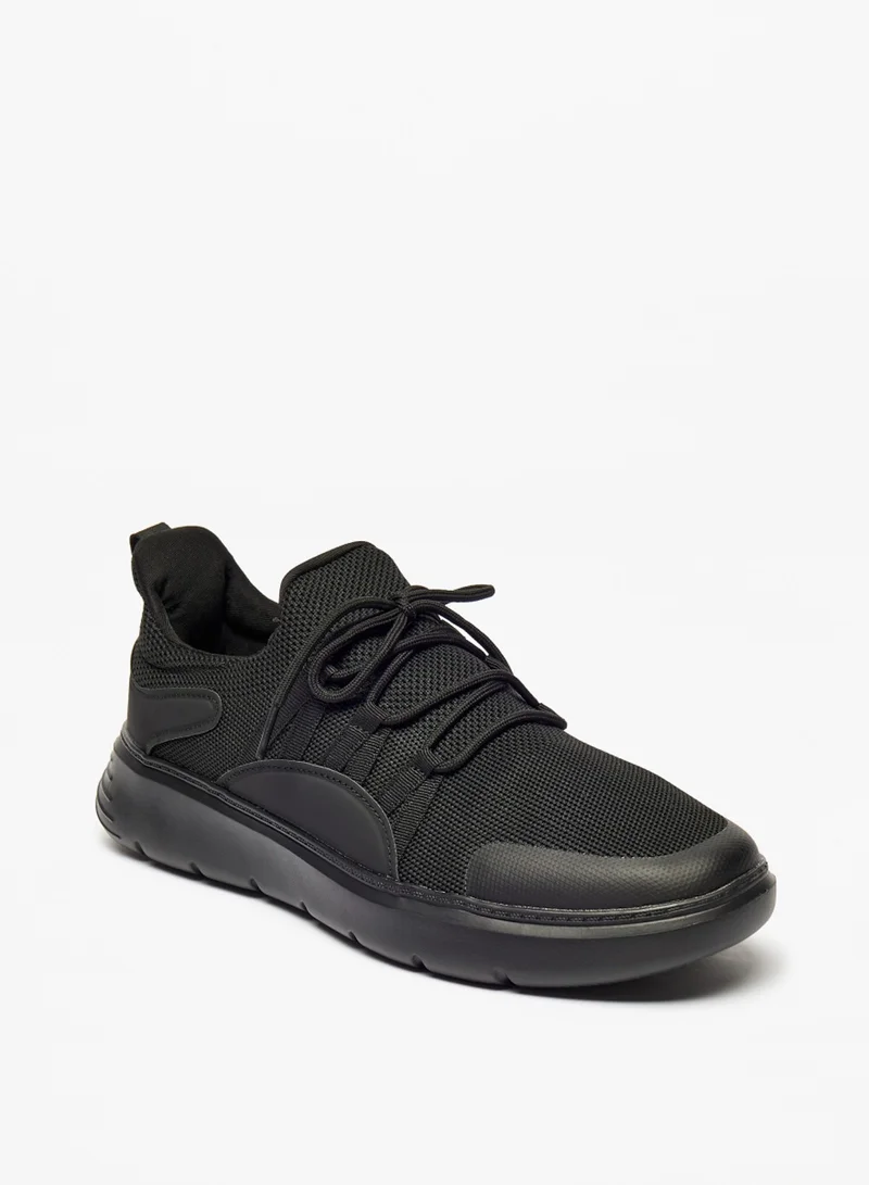ال بي ال من شو اكسبرس Mens Textured Lace Up Casual Sneakers By Shoexpress