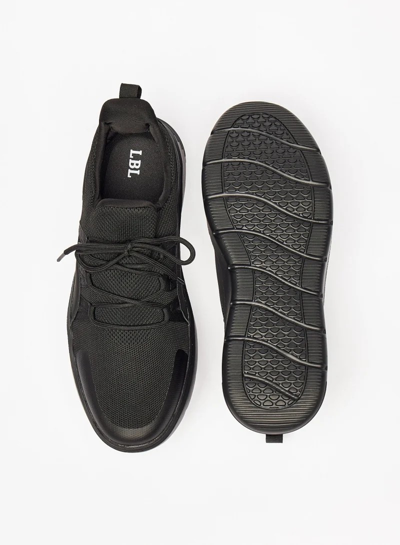 ال بي ال من شو اكسبرس Mens Textured Lace Up Casual Sneakers By Shoexpress