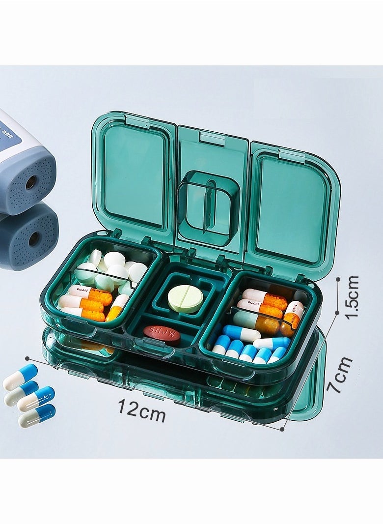 Generic Portable Pill Box Sealed, Moisture-Proof Can Be Divided With Medicine Cutter  - Image 2