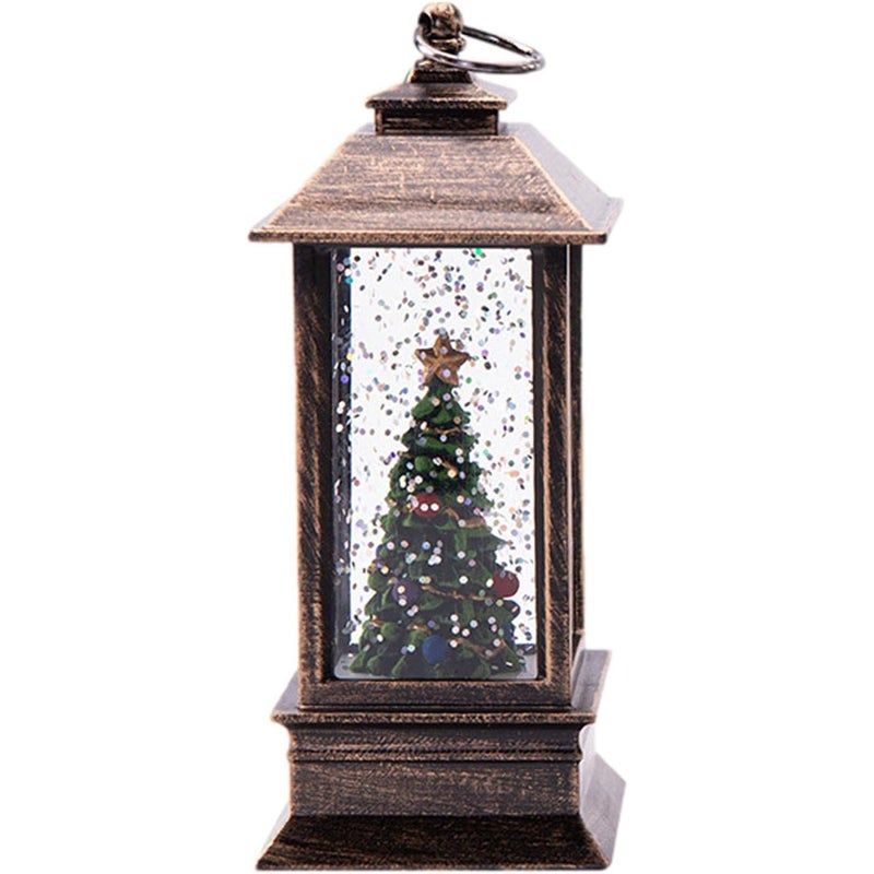 Outdoor Christmas Lanterns | Christmas Candle Lantern Decoration - Battery Operated Flameless Candle Lamp, Decorative Rainproof Hanging Lanterns - Image 1