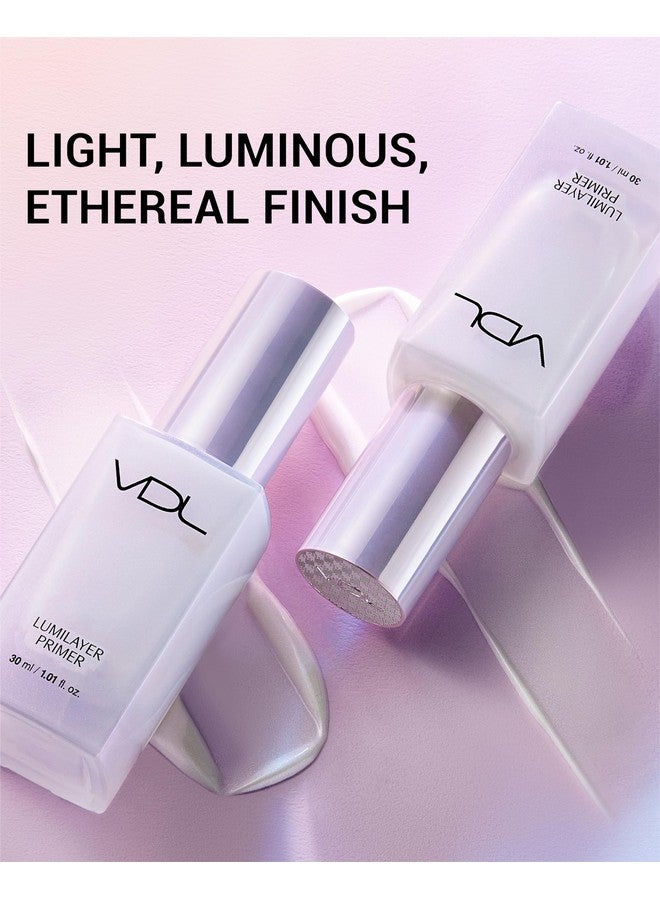 VDL Lumilayer Primer (Glowy Finish 1.01Fl Oz) Illuminating Pearl Makeup Base For Glowing Skin. Korean Makeup. Hydrating Radiance - Image 5