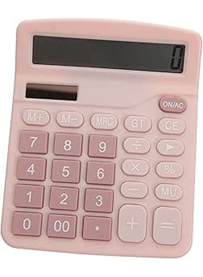 Large Desktop Calculator Solar Powered Basic Compute Tool Student Retailer - Image 1