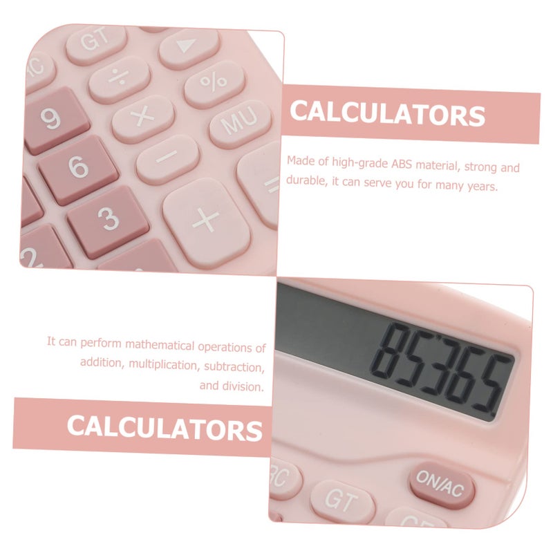 Large Desktop Calculator Solar Powered Basic Compute Tool Student Retailer - Image 5