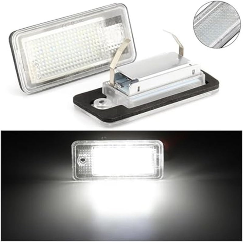 QASULER 2pcs License Plate Light for Various Audi Models - Image 3