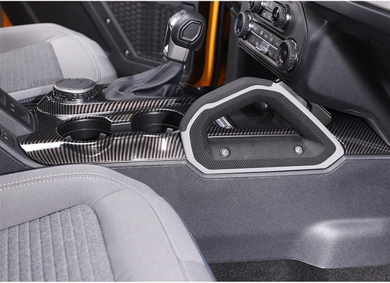 Vuzmode Carbon Fiber Gear Shift Panel Trim for Ford Bronco - Image 4