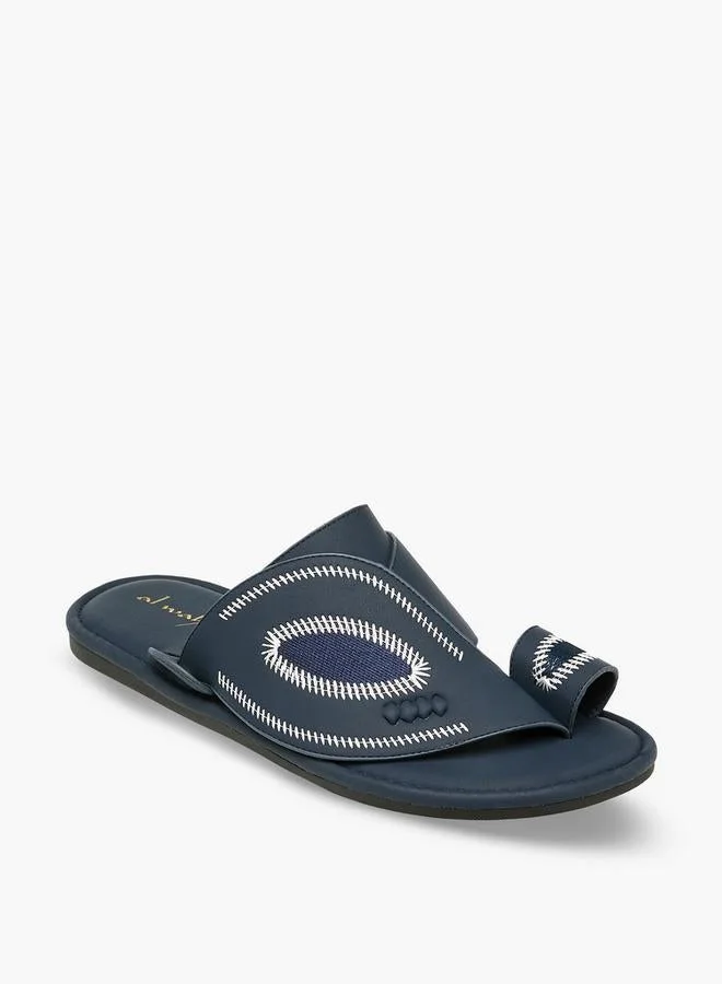 Al Waha Men Embroidered Arabic Sandals