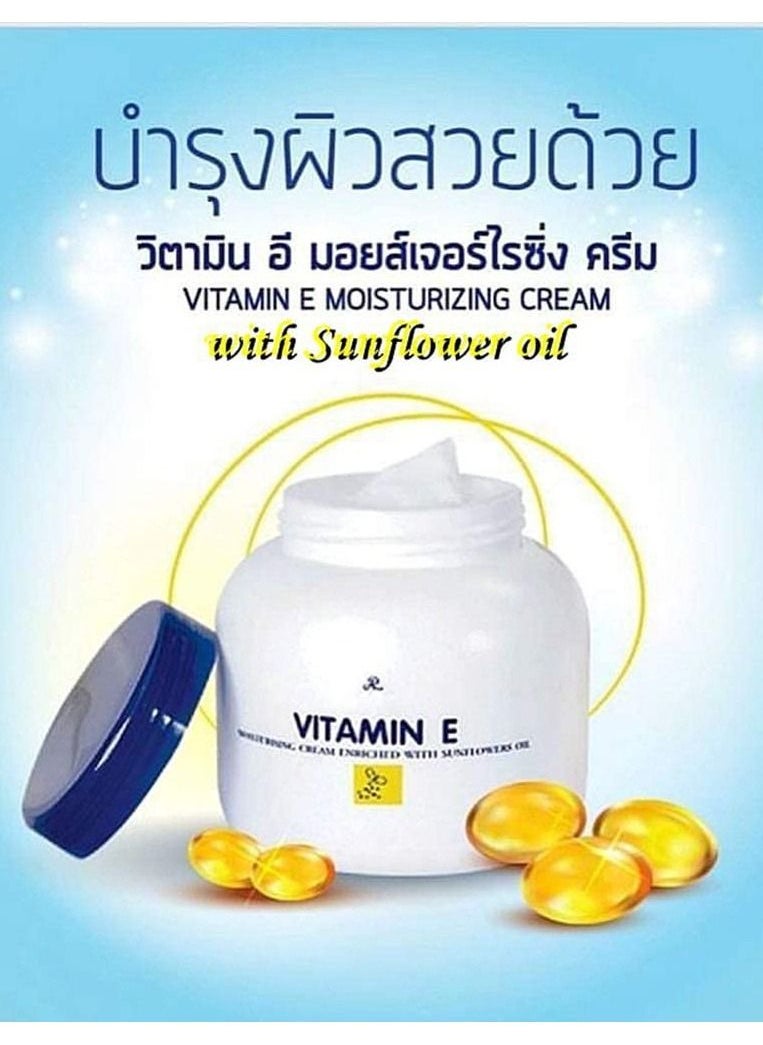 AR Vitamin E Moisturizing Cream Enriched with Sunflower Oil 3 Pieces, 200 gr  - Image 3