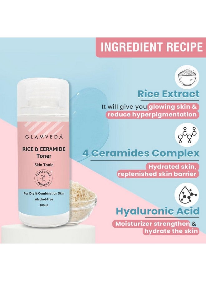 Glamveda Rice Water Tonic | Skin Barrier Building & Nourishing | Blemishes & Dark Spots | 100 ml - Image 4