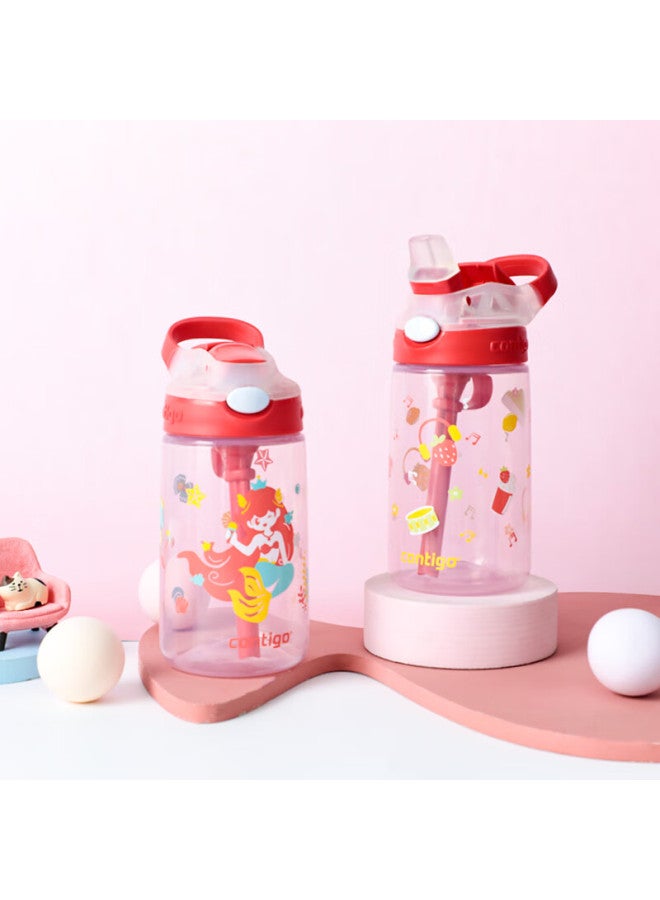 Contigo Kids Straw Plastic Water Bottle 420Ml Mermaid Hbc-Giz306 - Image 2