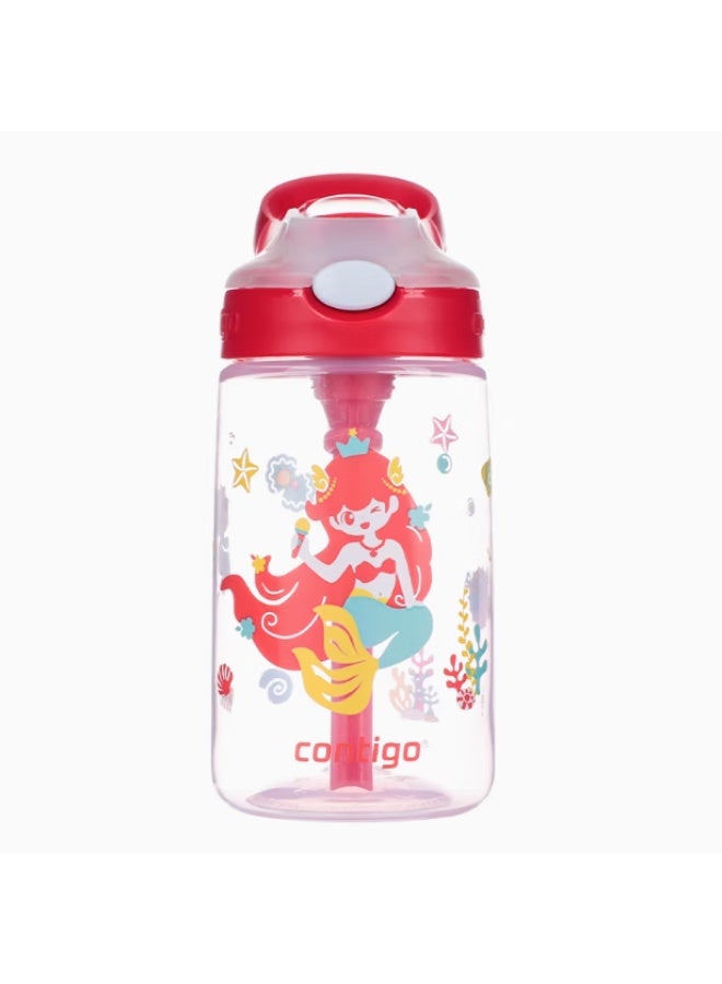 Contigo Kids Straw Plastic Water Bottle 420Ml Mermaid Hbc-Giz306 - Image 1