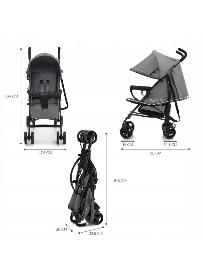 Kinderkraft Buggy TIK Lightweight Foldable Stroller for Easy Travel