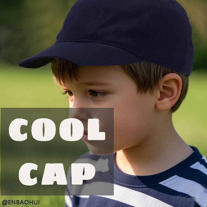 ENBAOHUI 2 Packs Toddler Boys Girls Baseball Summer Hat Kids Baseball Cap Baby Sun Hat Cotton Lightpink&Purple 0-4T - Image 4