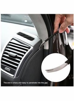 SYOSI Automotive Metal Pry Tool, Trim Removal Tool, Panel Clip Removal Tool, for Door Panel, Radio, Audio, Navigation, Car Trim Removal Tool  - Image 4