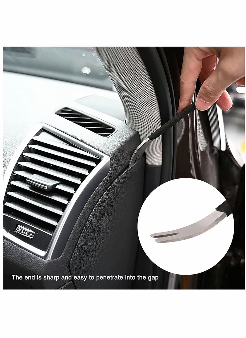 SYOSI Automotive Metal Pry Tool, Trim Removal Tool, Panel Clip Removal Tool, for Door Panel, Radio, Audio, Navigation, Car Trim Removal Tool  - Image 4
