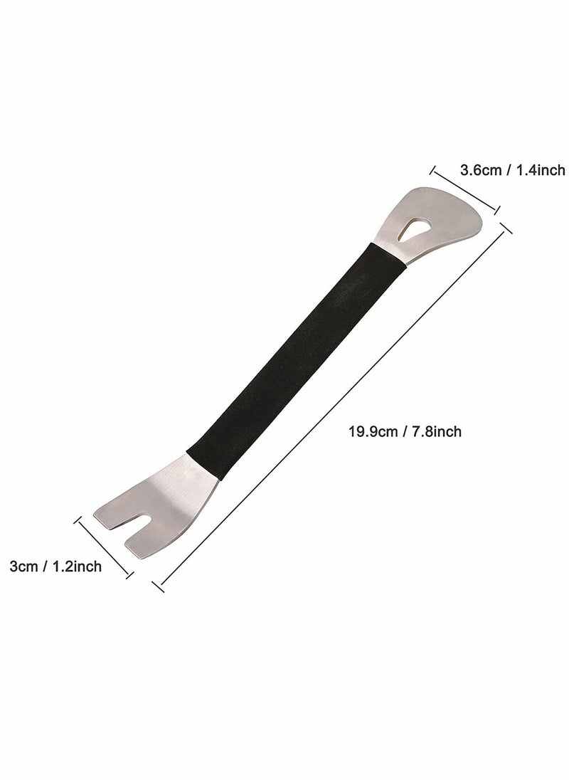 SYOSI Automotive Metal Pry Tool, Trim Removal Tool, Panel Clip Removal Tool, for Door Panel, Radio, Audio, Navigation, Car Trim Removal Tool  - Image 5