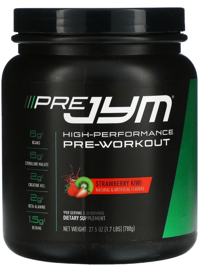 JYM Supplement Science Pre JYM HighPerformance PreWorkout Strawberry Kiwi 1.7 lbs (780 g)