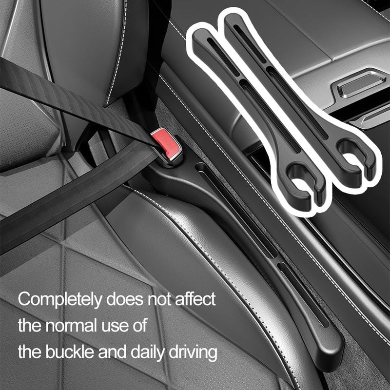 LBOYLOVE Car Seat Gap Filler Organizer Set of 2, Soft Foam Multifunctional Belt Hook Phone Stand Car Inserts Between Seat, 3in1 Gap Stopper Universal SUV Truck Automotive Console Accessory Interior - Image 4
