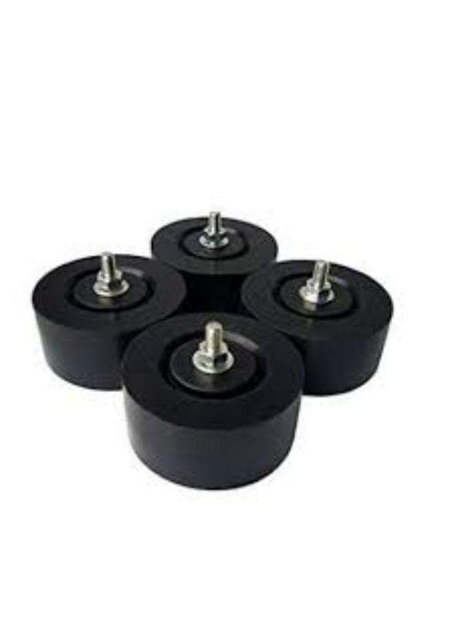 Round Rubber Base for Split AC Outdoor Unit – Anti-Vibration Mounting Pads – Set of 4 Pieces - Image 1