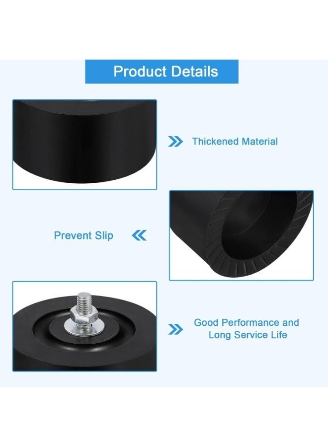 Round Rubber Base for Split AC Outdoor Unit – Anti-Vibration Mounting Pads – Set of 4 Pieces - Image 2