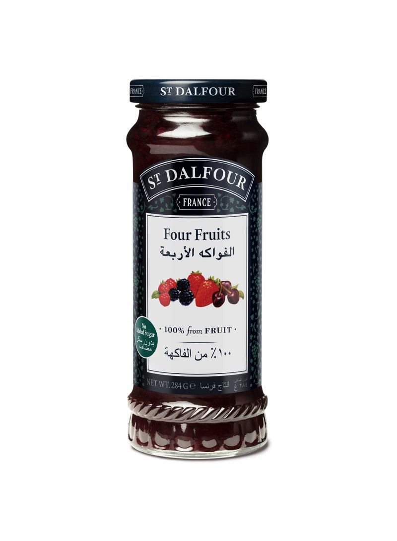 St.Dalfour Four Fruits Jam 284g - Image 1