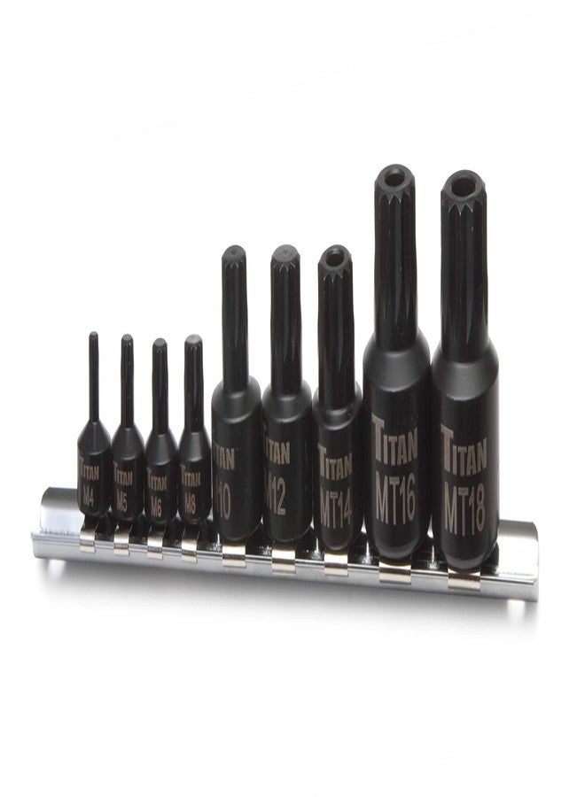 Titan 16138 9-Piece Low Profile Impact Triple Square Bit Socket Set - Image 1