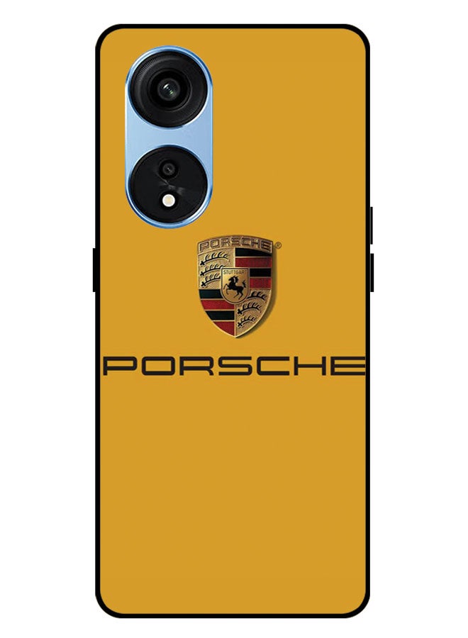 الصيد العين غطاء حماية مطبوع لهاتف Oppo A1 PRO - شعار بورش - Image 1